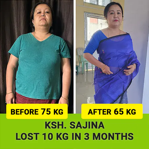 Sajina weight loss image